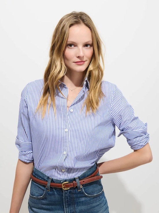 Alex Mill Tops - Alex Mill Wash & Go blue white stripe